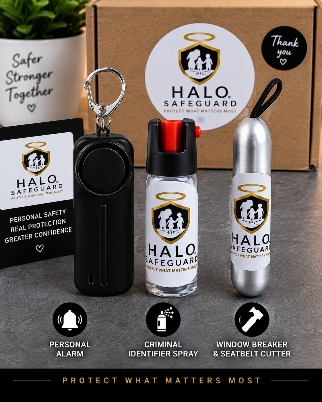 Halo Safeguard Complete Safety Kit ā 3 Piece